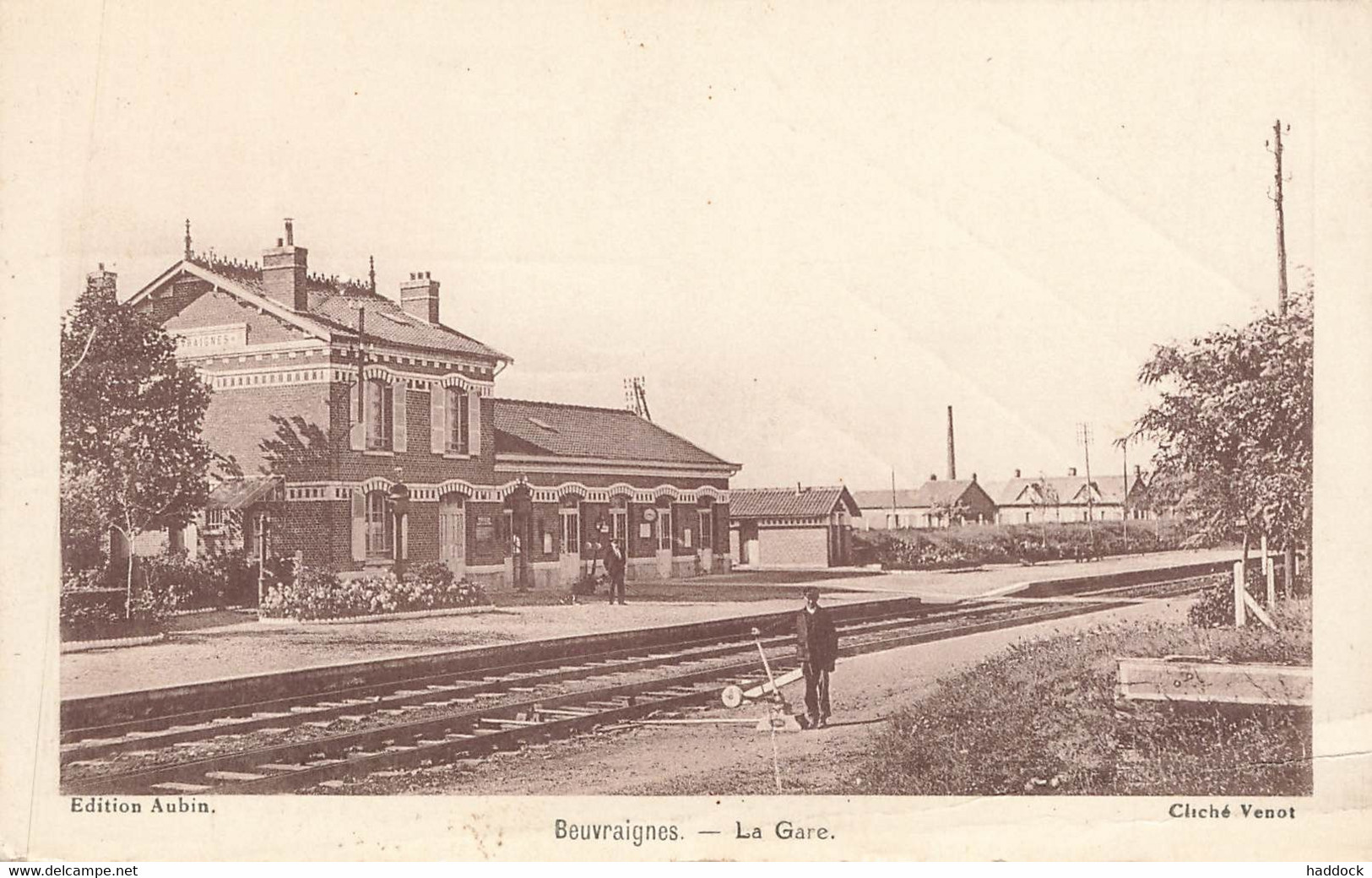 BEUVRAIGNES : LA GARE - Beuvraignes