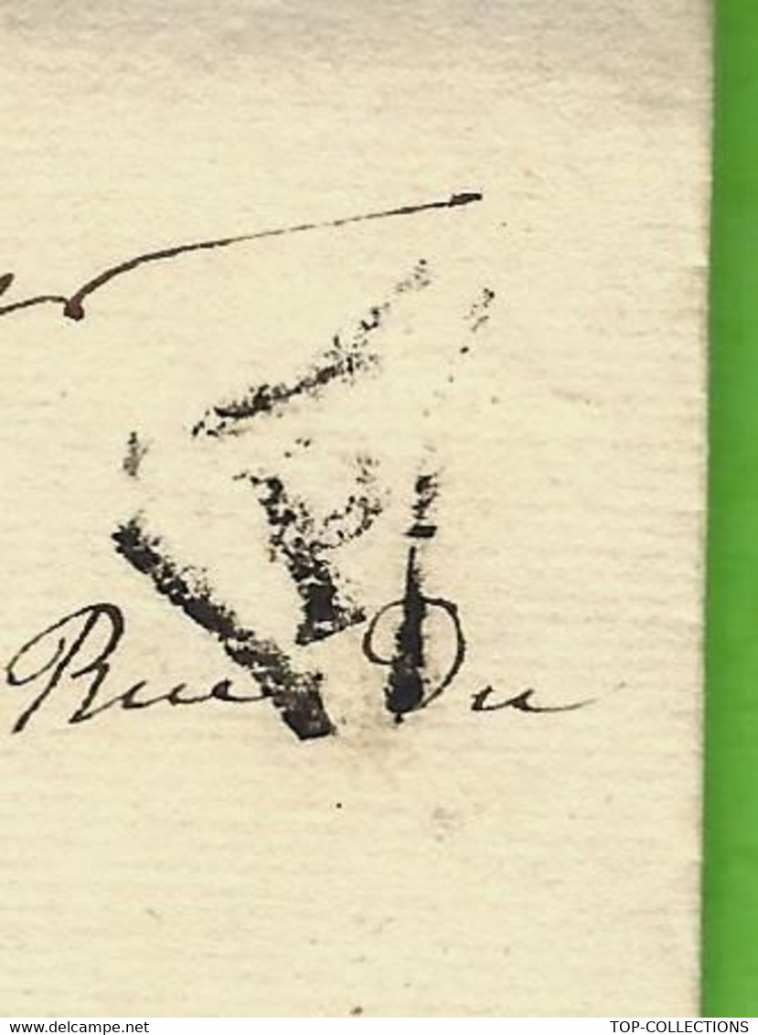 1827 LETTRE D AFFAIRES Signée Bon (Baron) Leguay Paris Pour Laval (Mayenne) Mr Paillard Ducleré Voir SCANS - Andere & Zonder Classificatie