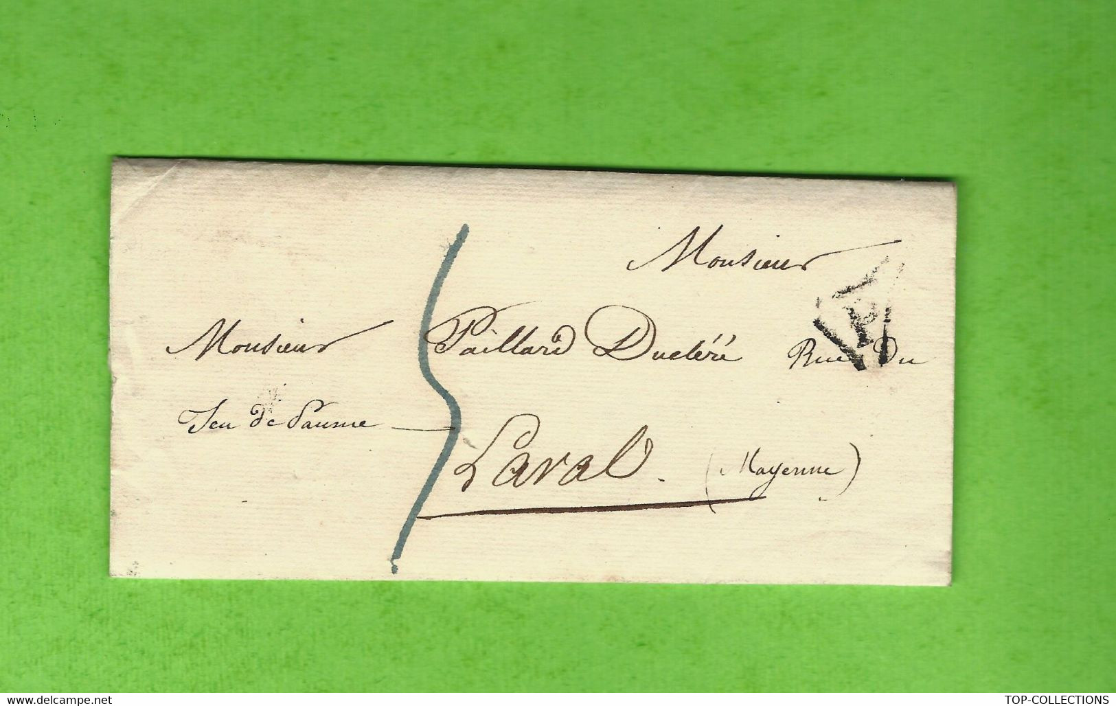 1827 LETTRE D AFFAIRES Signée Bon (Baron) Leguay Paris Pour Laval (Mayenne) Mr Paillard Ducleré Voir SCANS - Altri & Non Classificati