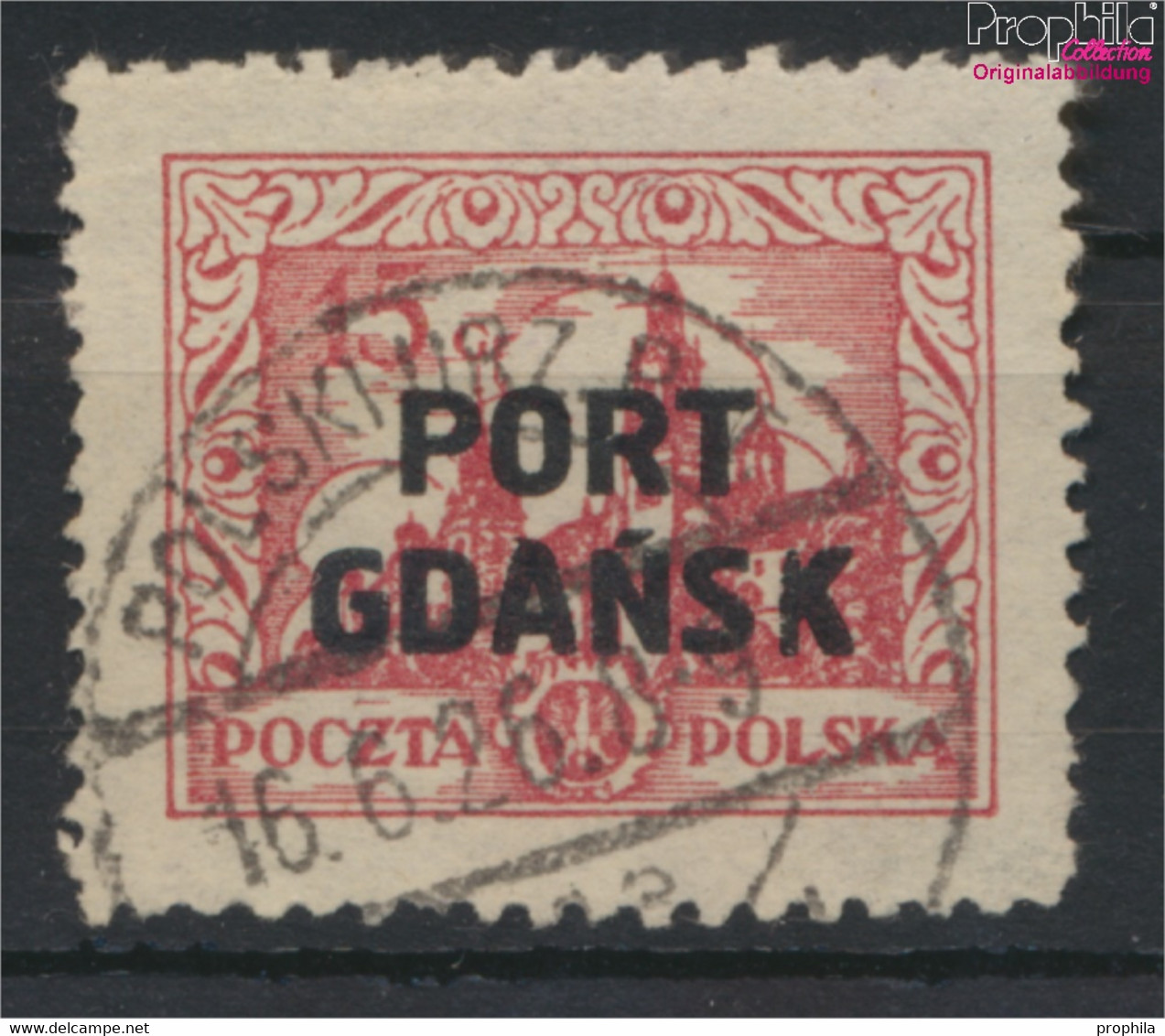 Polnische Post Danzig 14 Gestempelt 1926 Aufdruckausgabe (9687990 - Port Gdansk