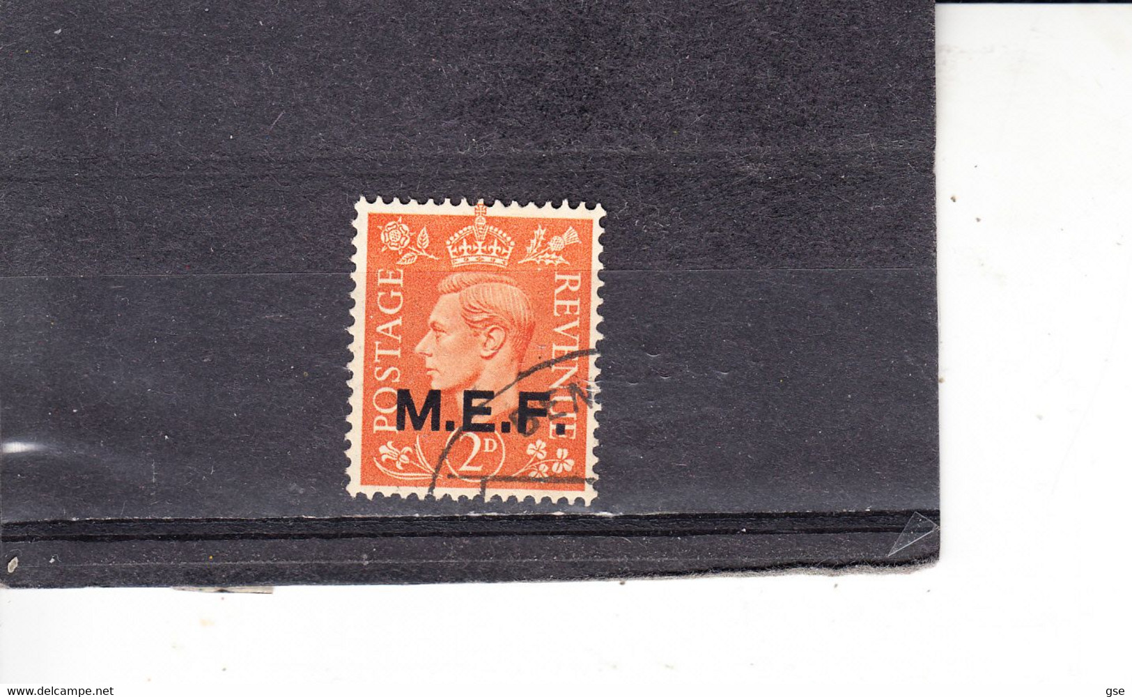 ERITREA  1943 - M.E.F. - Occupazione Inglese - Yvert 7° -  Giorgio VI= - Erythrée