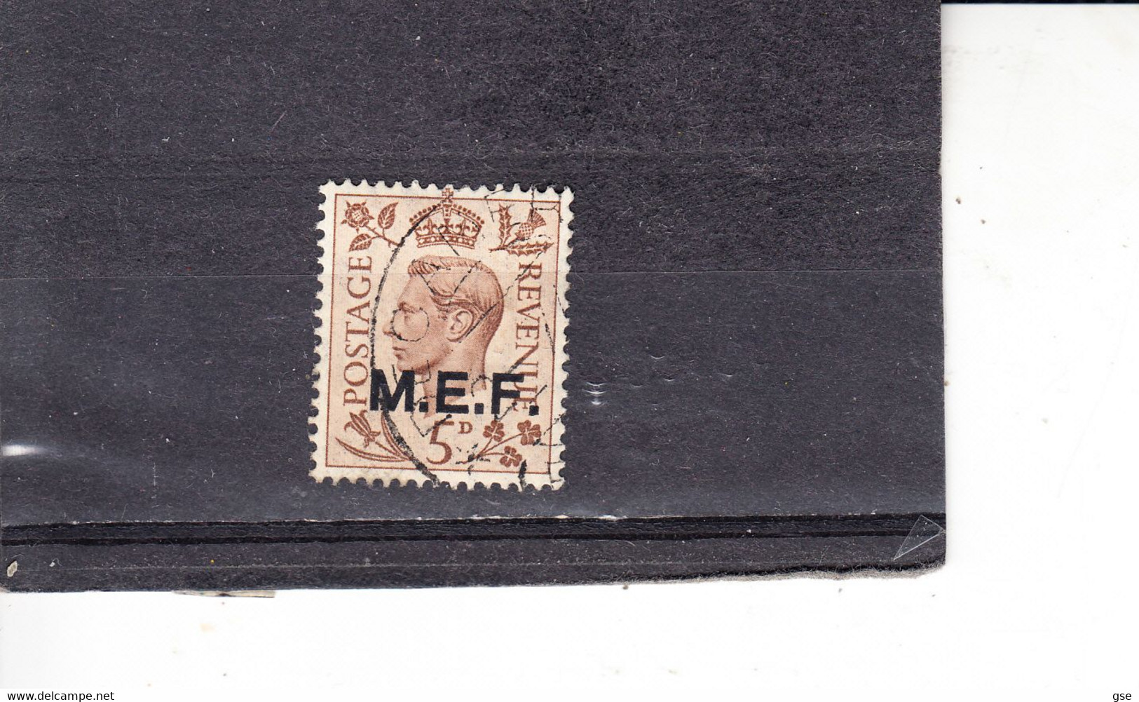 ERITREA  1943 - M.E.F. - Occupazione Inglese - Yvert 10° -  Giorgio VI= - Erythrée