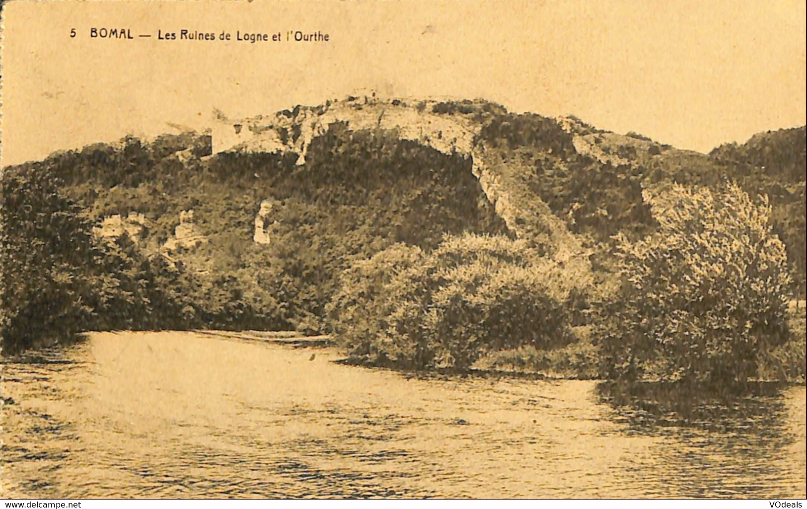 037 669 - CPA - Belgique - Bomal - Les Ruines De Logne Et L'Ourthe - Durbuy