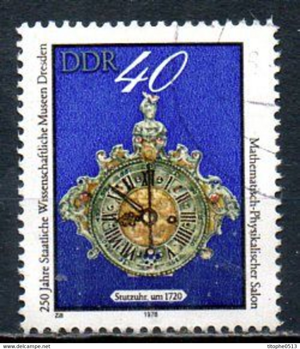 RDA. N°2042 De 1978 Oblitéré. Pendue. - Horlogerie