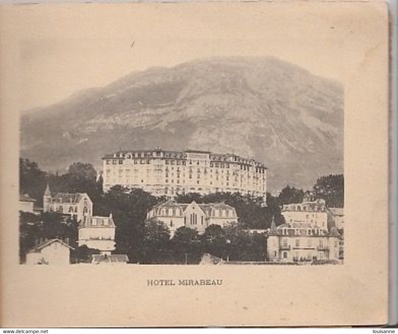 HÔTEL  MIRABEAU  ( 73 )   DÉPLIANT    10  VUES  DE  L' HÔTEL  &  ENVIRONS   ( 22 / 1 / 304  ) - Aix Les Bains