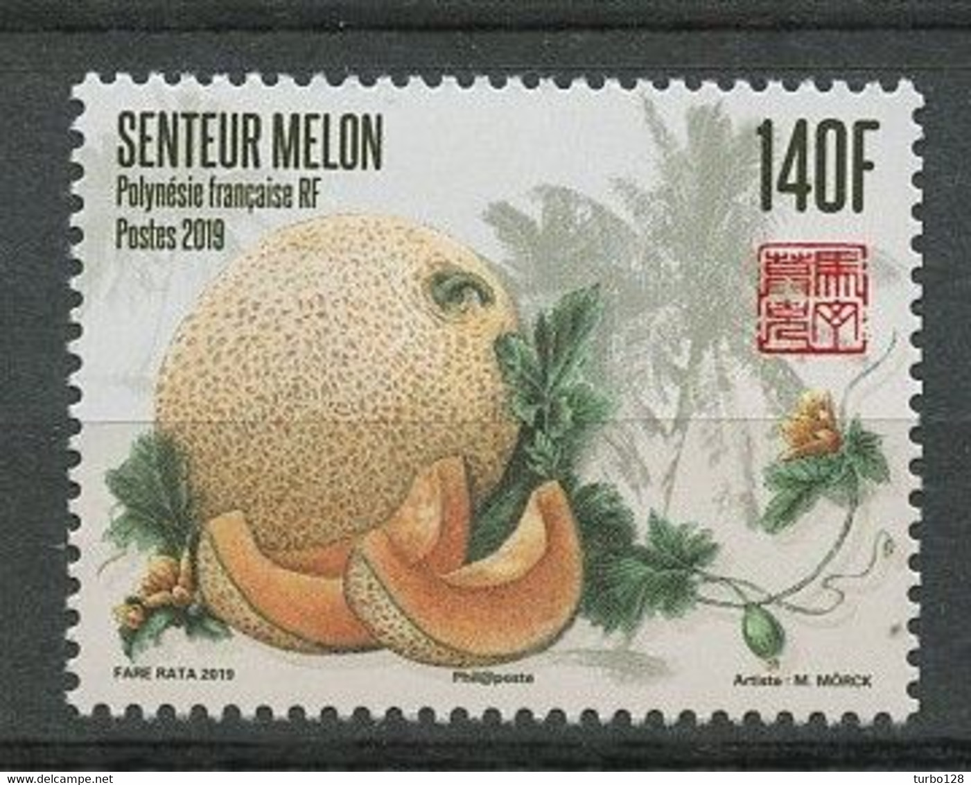 POLYNESIE 2019 N° 1224 ** Neuf MNH Superbe Flore Fruit Senteur Melon - Neufs