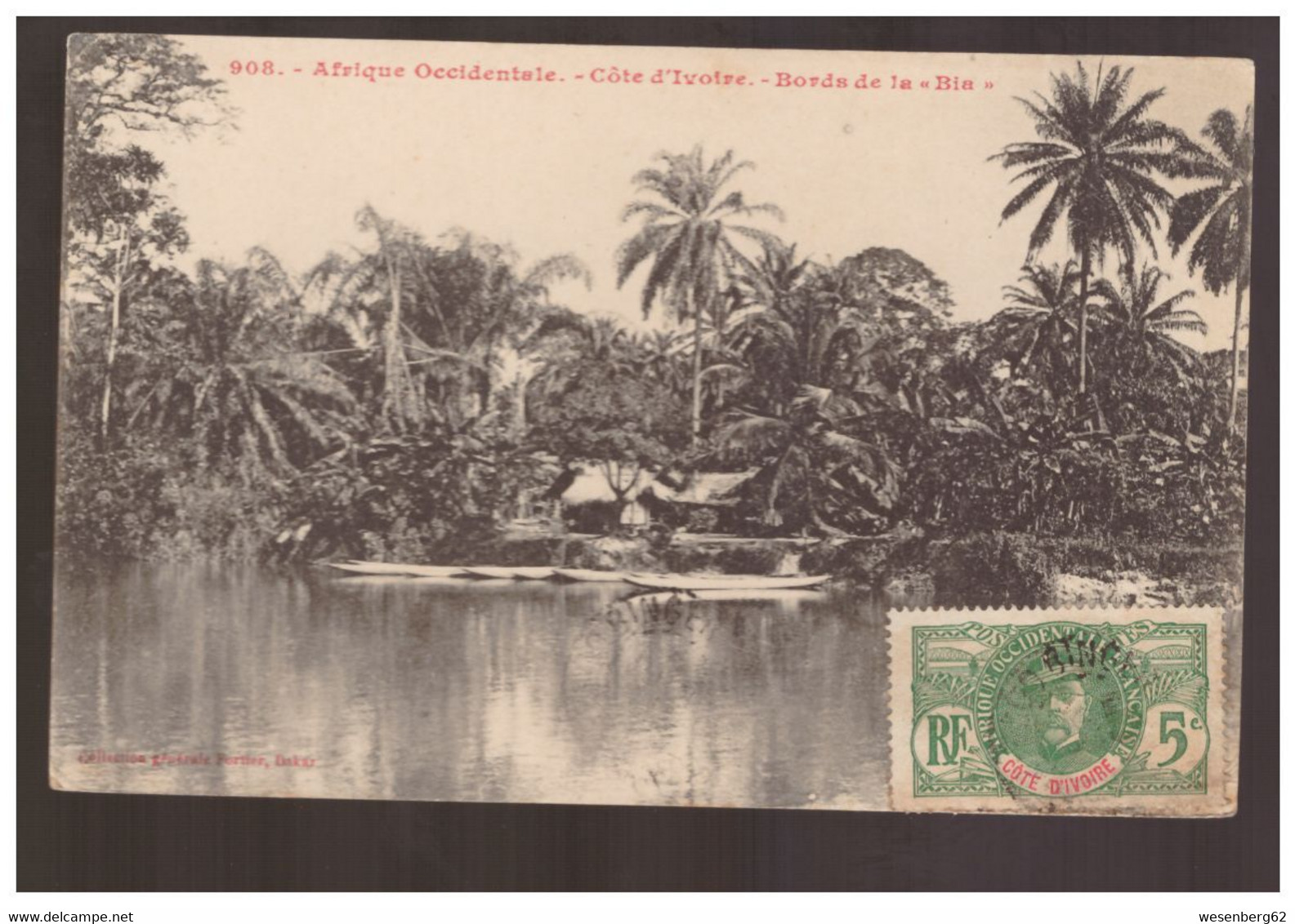 Afrique Occidentale - Côte D'Ivoire - Bords De La "Bia" Ca 1910 - Côte-d'Ivoire