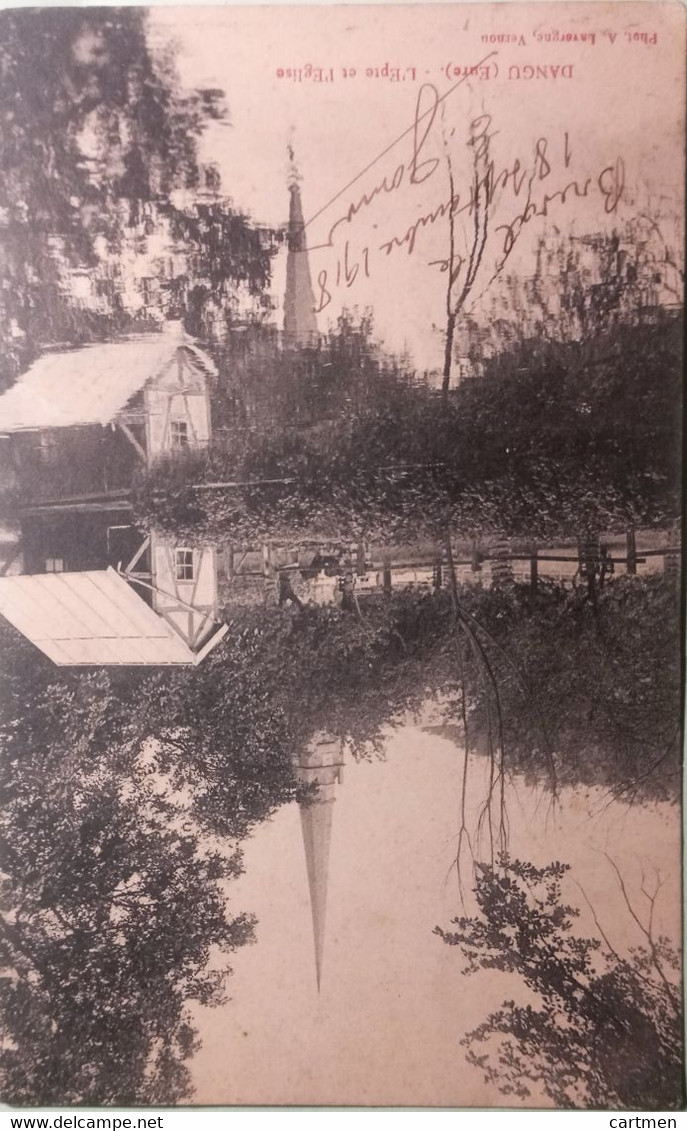 27 DANGU L'EPTE ET L'EGLISE LAVOIR - Dangu