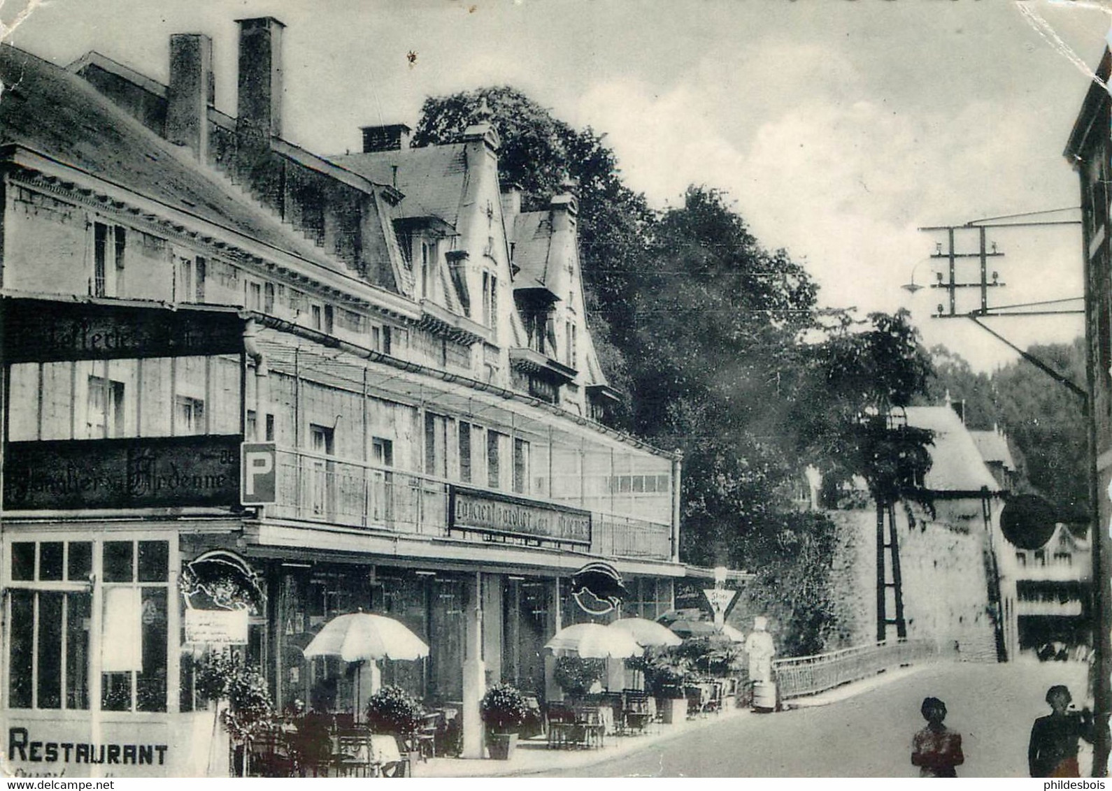 BELGIQUE DURBUY Hotel Restaurant " Le Sanglier Des Ardennes"  Anglsupdrt   (cpsm) - Durbuy