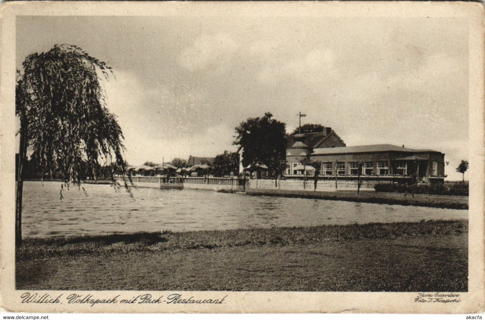 CPA AK WILLICH Volkspark Park Und Restaurant GERMANY (25908) - Willich