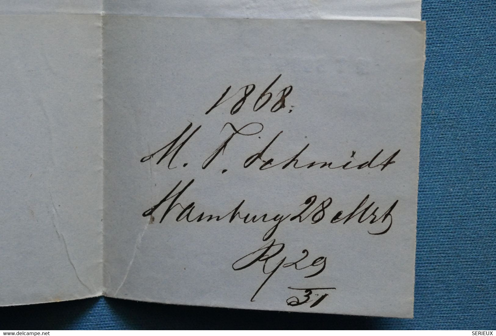 AP15  CONF. ALLEMAGNE DU NORD BELLE LETTRE   1868 HAMBURG POUR AMSTERDAM  ++ AFFRANCH. PLAISANT - Cartas & Documentos