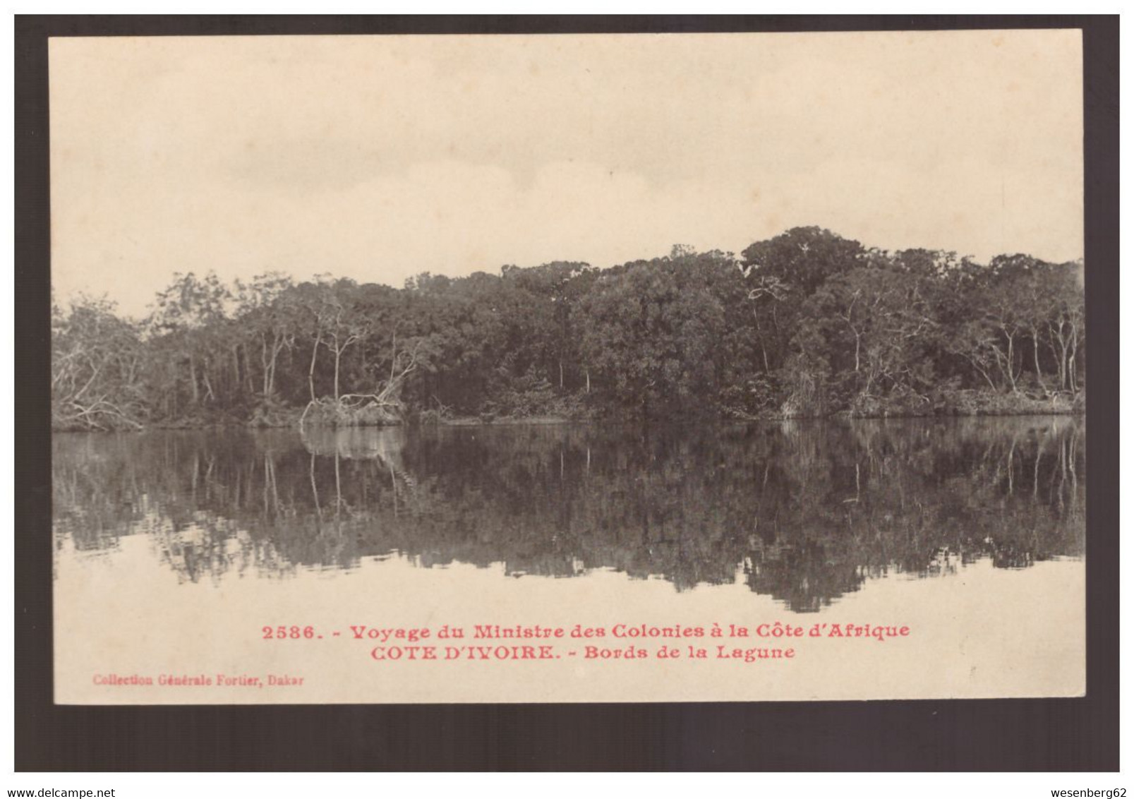 Cote D'Ivoire Bords De La Lagune Ca 1910 - Côte-d'Ivoire