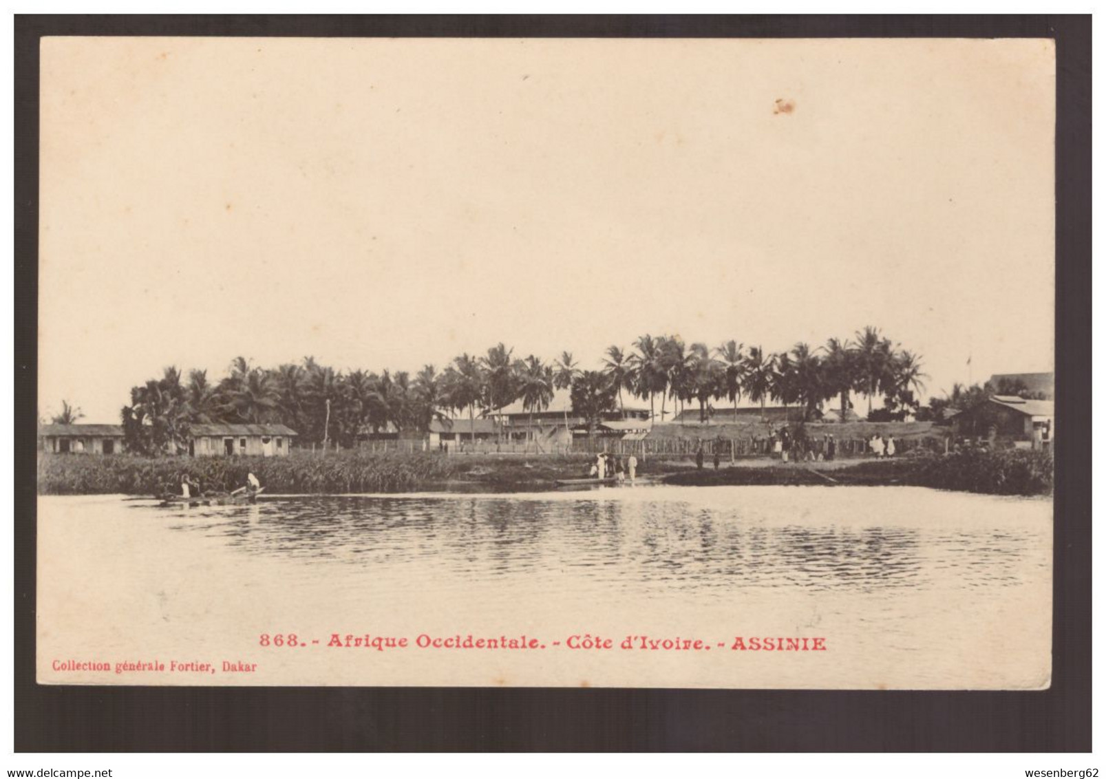 Cote D'Ivoire Assinie Ca 1910 - Côte-d'Ivoire