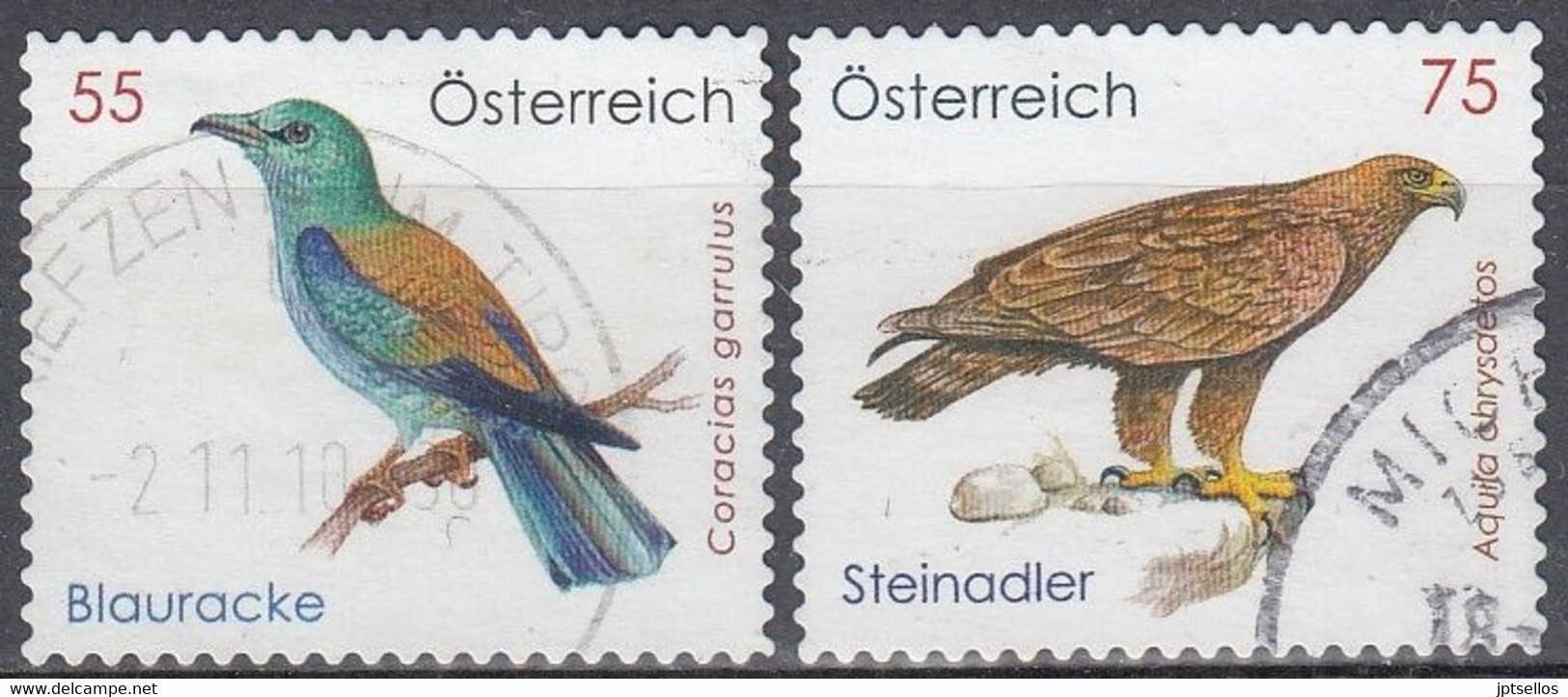 AUSTRIA 2010 YVERT Nº 2699/2700 USADO - Used Stamps