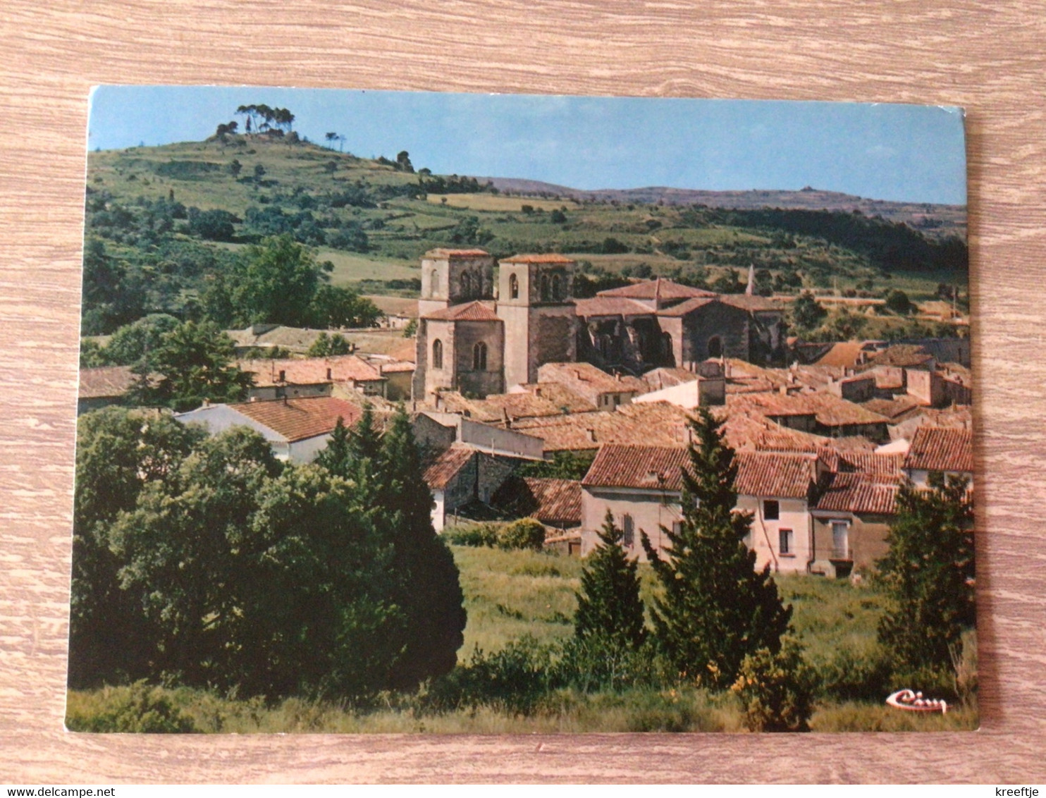 France Frankrijk Aniane. Vul Générale Du Village .  1986 Carte écrite En Néerlandais - Aniane