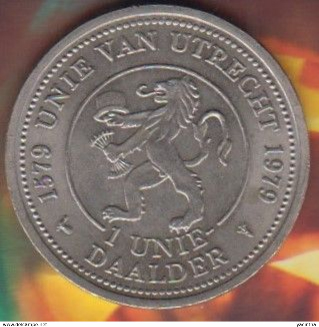 1 Unie Daalder  . Unie Van Utrecht  1979      (1008) - Elongated Coins