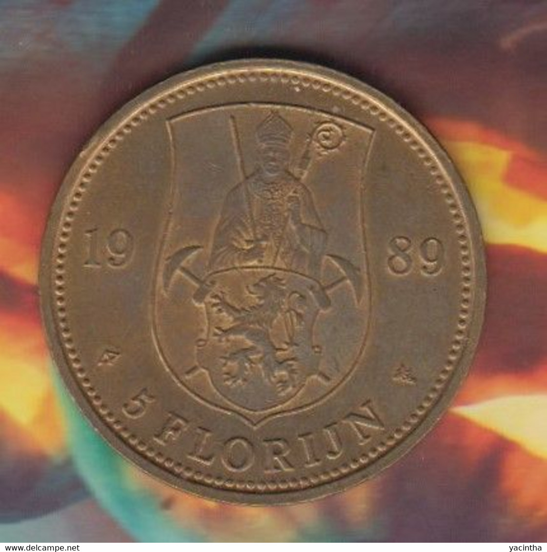 5 Florijn  1989  Kerkrade     (1009) - Elongated Coins