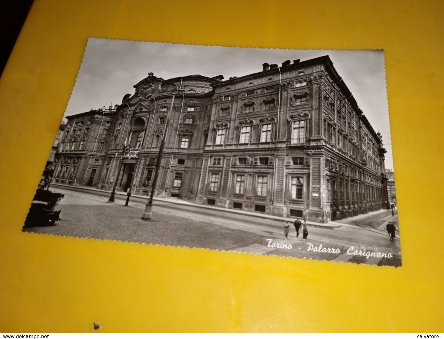 CARTOLINA TORINO- MUSEO NAZIONALE DEL RISORGIMENTO- PALAZZO CARIGNANO- ANNI 60- NON VIAGGIATA - Palazzo Carignano