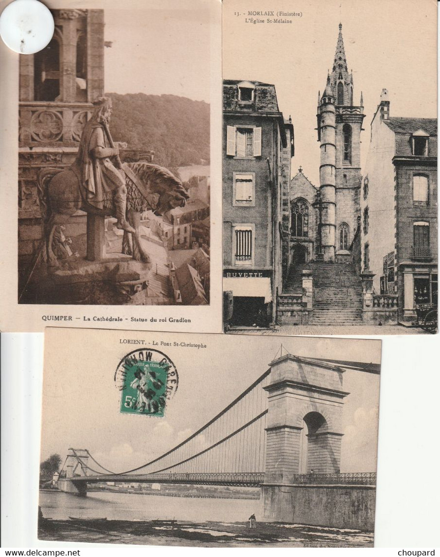 Lot De 25 CPA  De Bretagne   ( Voir Les Scans ) - 5 - 99 Postales