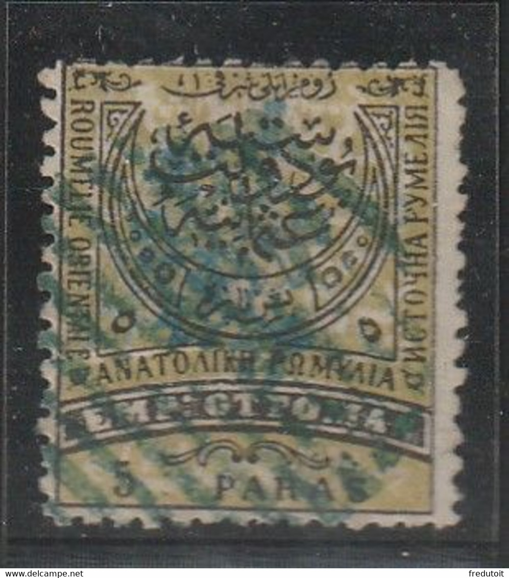 BULGARIE Du  SUD - N°13IAa Obl (1885) 5 Pa Noir Et Olive - Southern Bulgaria