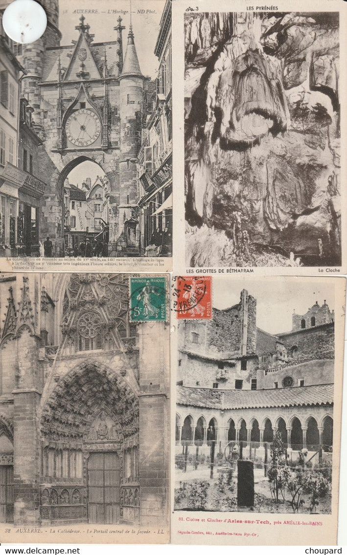 Lot De 72  Cartes Postales Anciennes  Non Classées Différentes Régions - 5 - 99 Karten