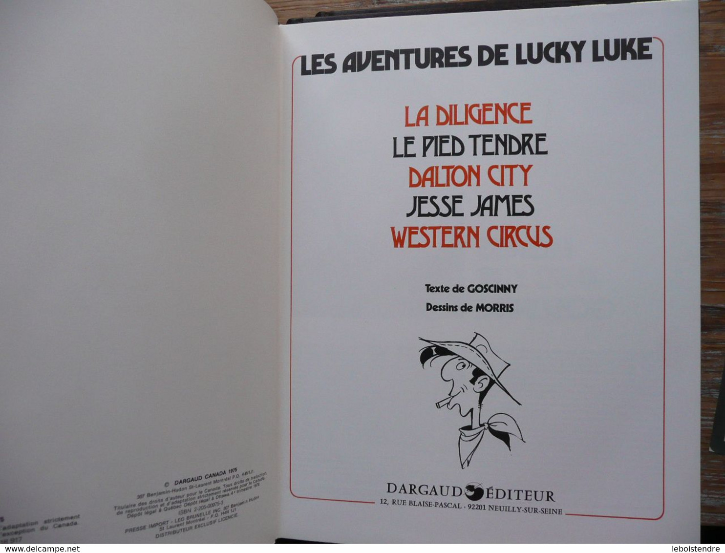 LUCKY LUKE  TOMES 1 A 3  EDITION DE LUXE  ROMBALDI 1978