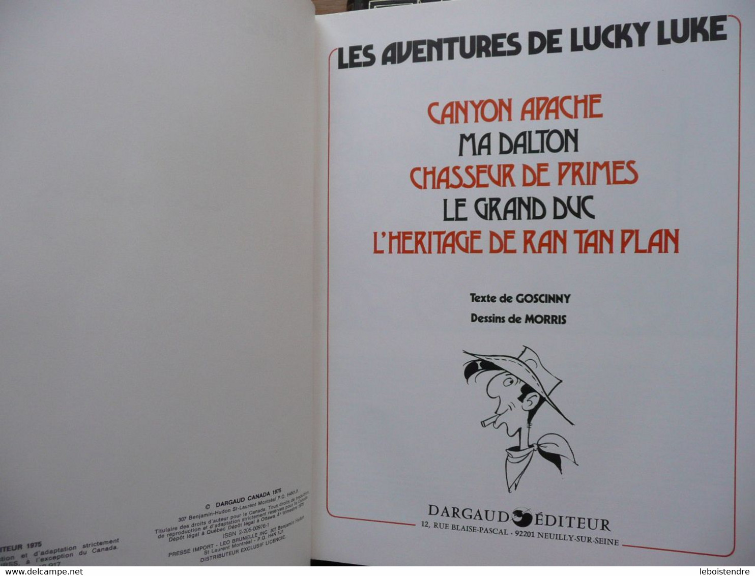 LUCKY LUKE  TOMES 1 A 3  EDITION DE LUXE  ROMBALDI 1978