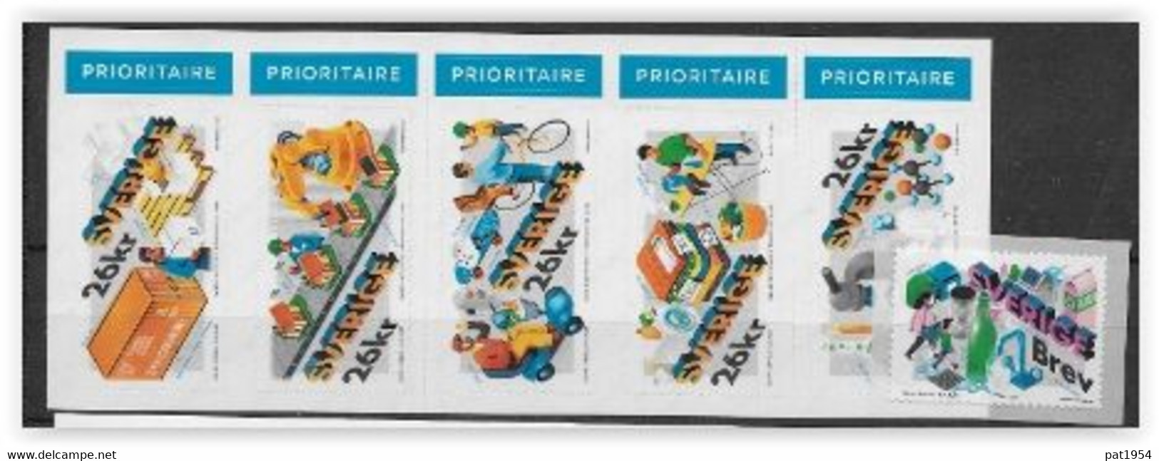Suède 2022 Série Complète Neuve Standards SIS - Unused Stamps