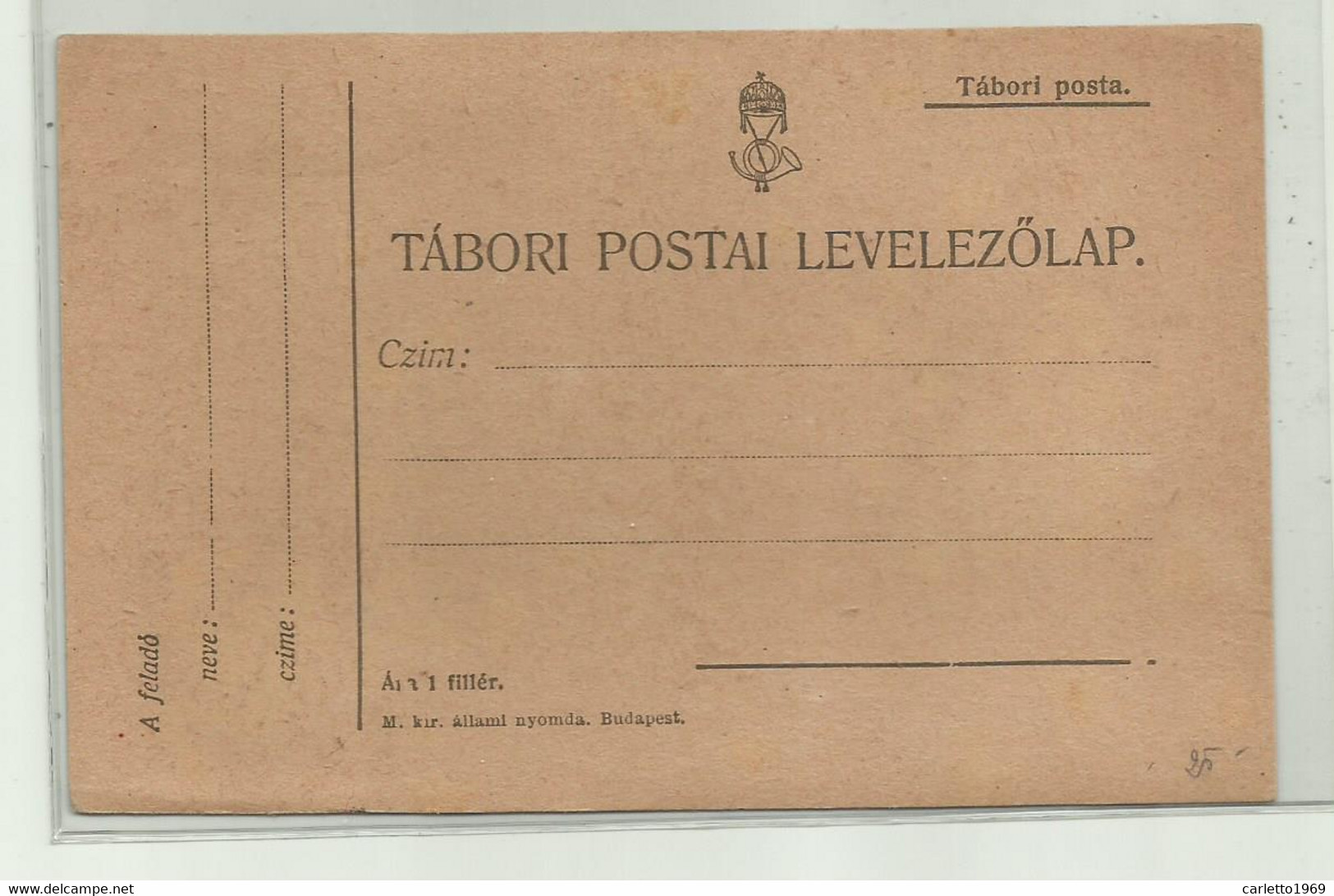 TABORII POSTAI LEVELEZOLAP - NUOVA FP - Ungebraucht