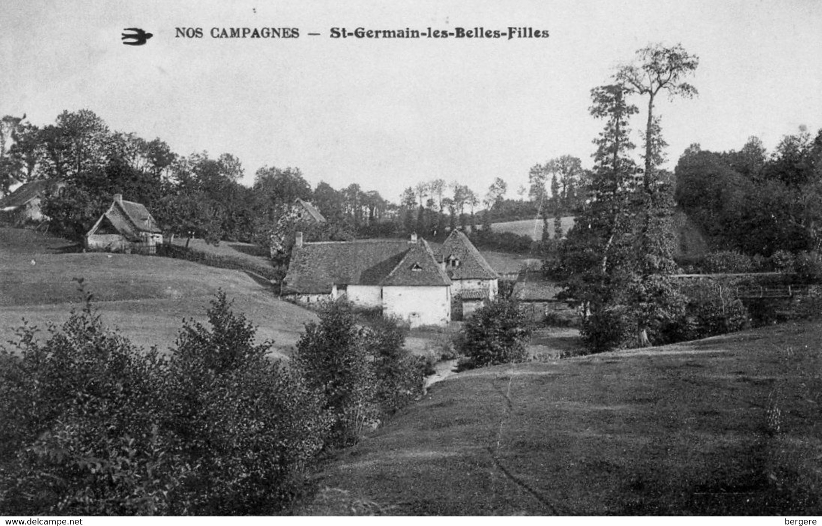 87. CPA - SAINT GERMAIN LES BELLES FILLES - Série "nos Campagnes" - Des Habitations - - Saint Germain Les Belles