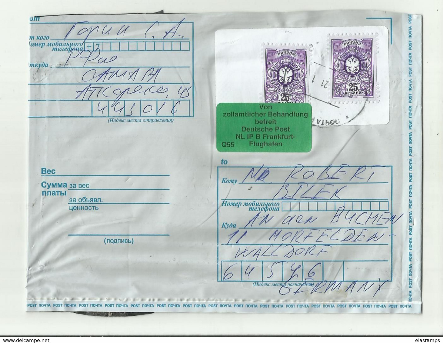 RUSSLAND CV - Covers & Documents