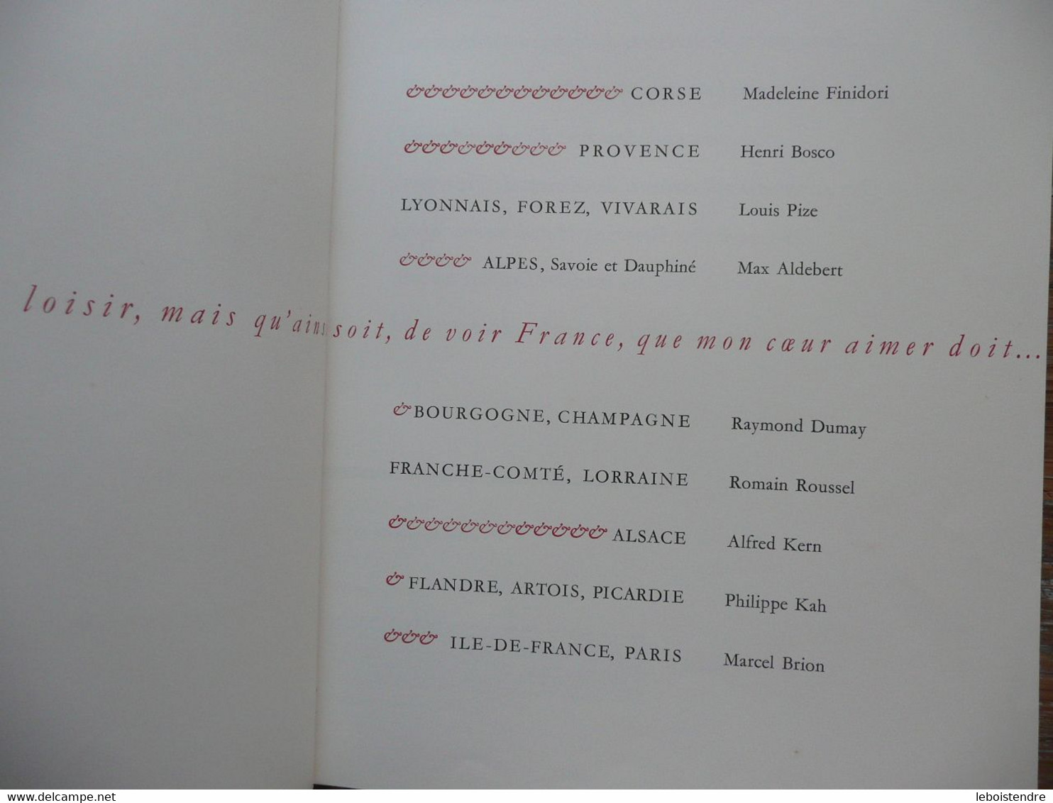 PORTRAIT DE LA FRANCE TOMES 1 ET 2 ANDRE CHAMSON LETTY CLAUS HORIZONS DE FRANCE 1962 - Sin Clasificación