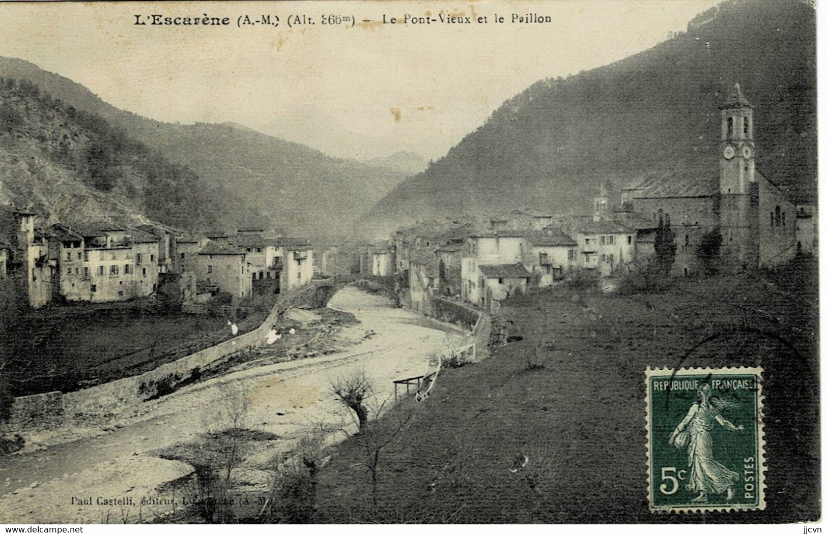 ""06 - Alpes Maritimes - L' Escarène - Le Pont Vieux Et Le Paillon - L'Escarène