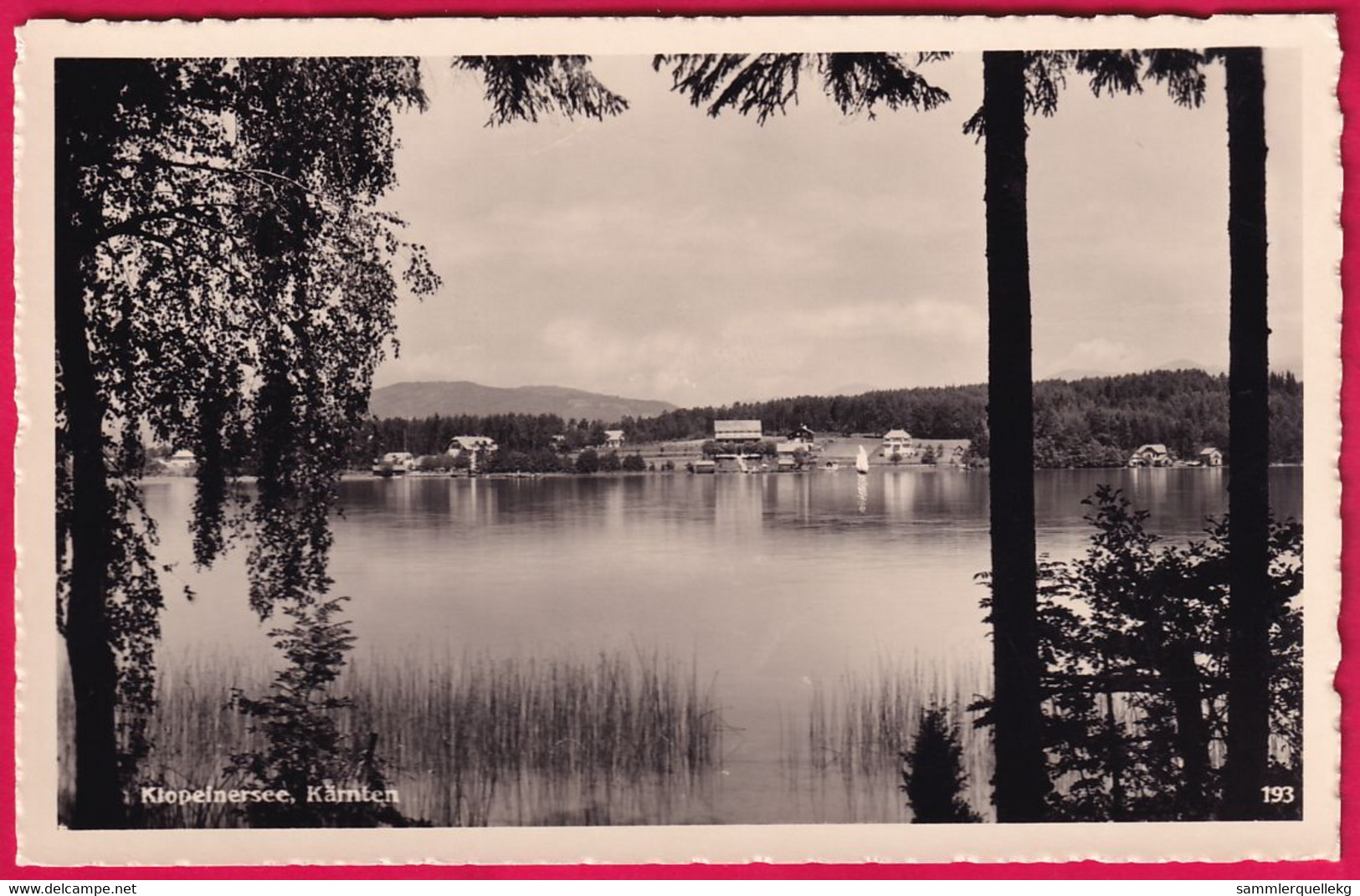 AK: Echtfoto - Klopeinersee, Ungelaufen (Nr. 5118) - Klopeinersee-Orte