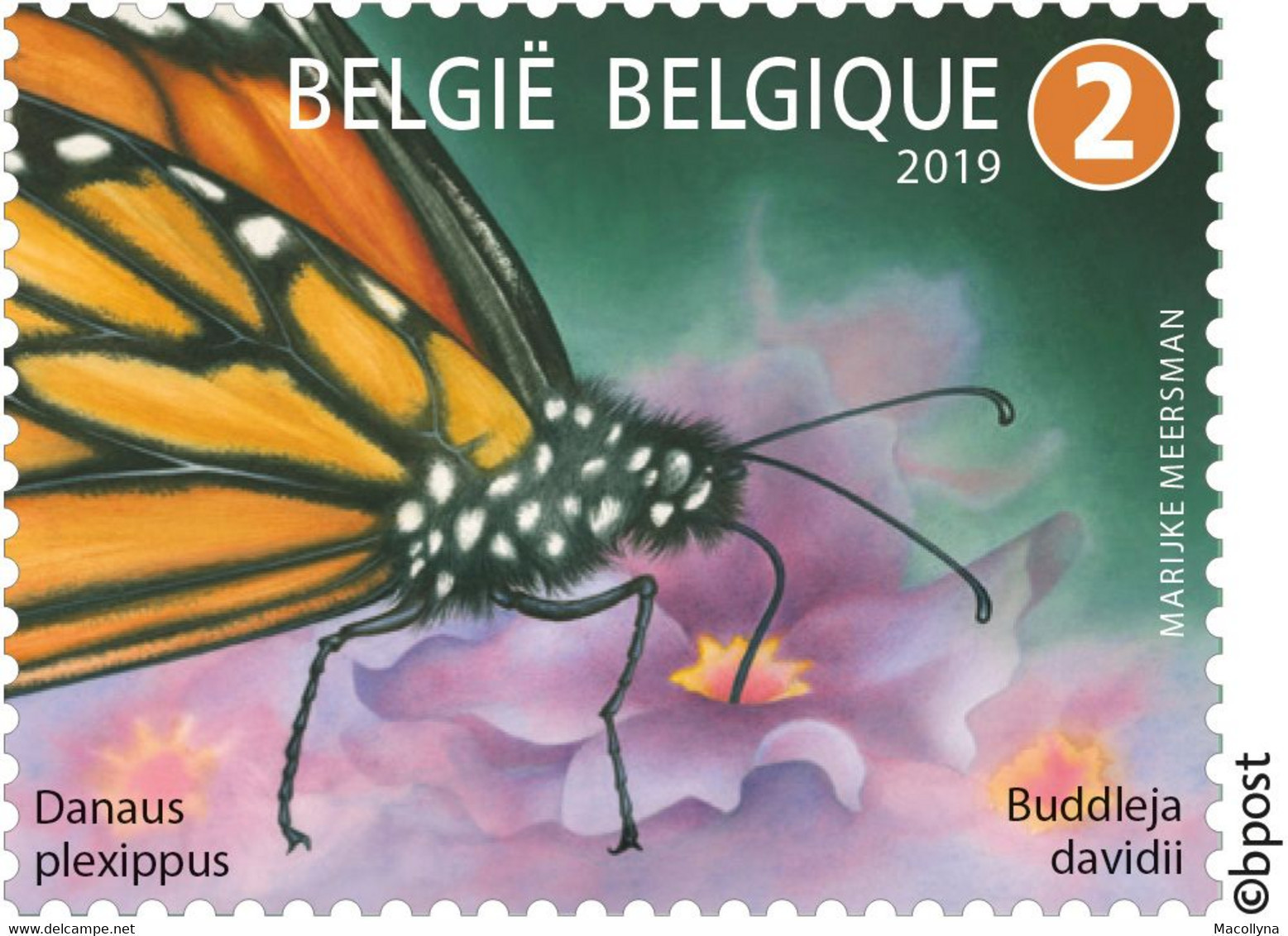 Blok 276** Exceptionele Bestuivers** 4847/51**  Pollinisateurs Exceptionelles Belgie 2019 - Nuevos