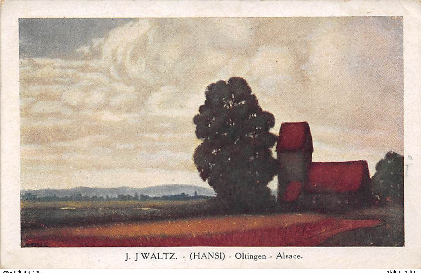 Illustrateur   Hansi      Oltingen. Alsace     N°176   (voir Scan) - Hansi