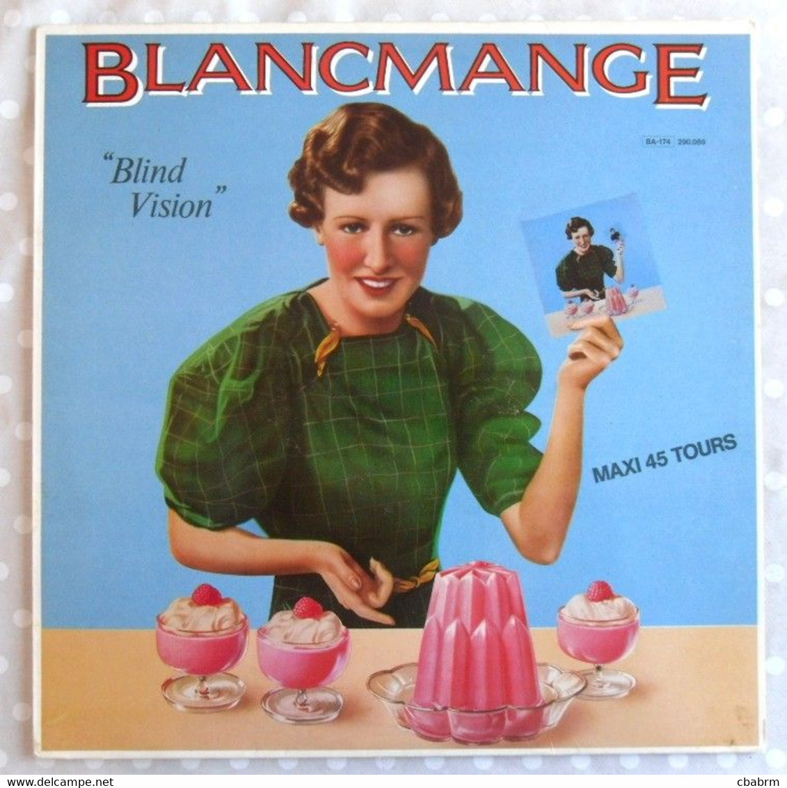 MAXI 45 TOURS BLANCMANGE BLIND VISION 1983 FRANCE Barclay 290 069 - 12" - 45 T - Maxi-Single