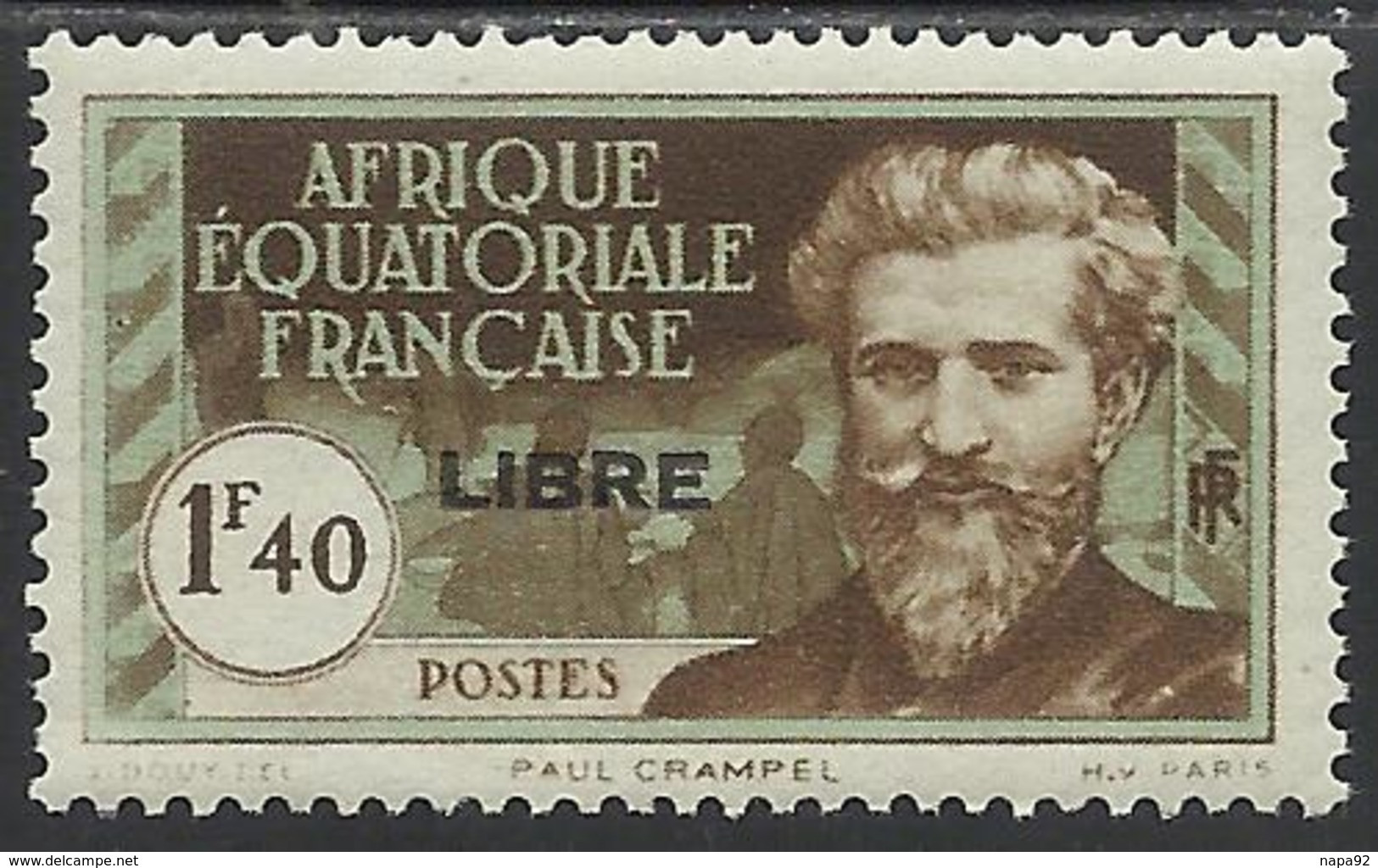 AFRIQUE EQUATORIALE FRANCAISE - AEF - A.E.F. - 1941 - YT 117** - Unused Stamps