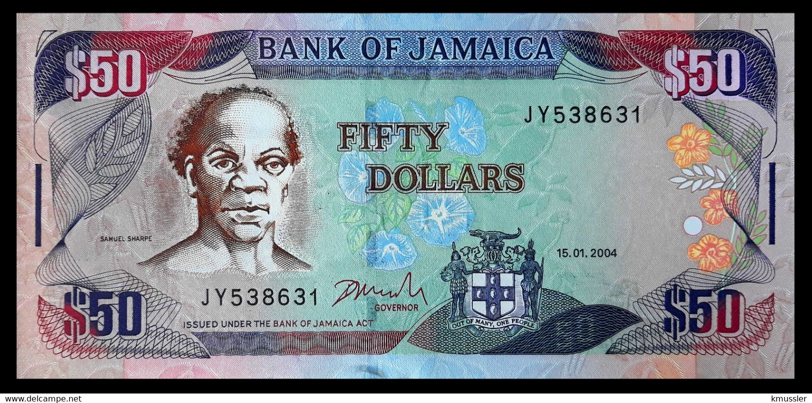 # # # Banknote Aus Jamaika (Jamaica) 50 Dollars 2004 UNC # # # - Jamaique