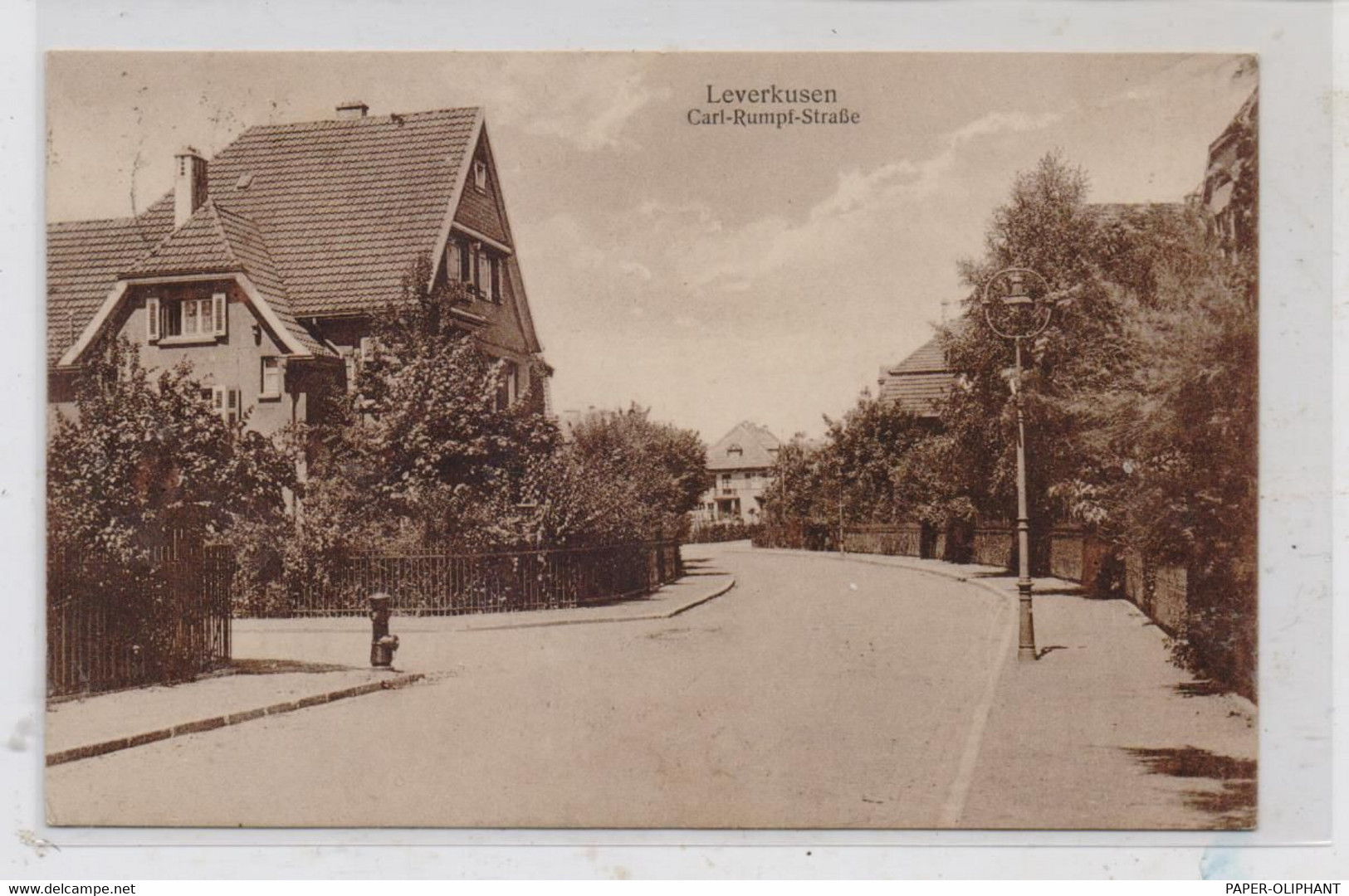 5090 LEVERKUSEN - WIESDORF, Carl-Rumpf-Strasse, 1924 - Leverkusen