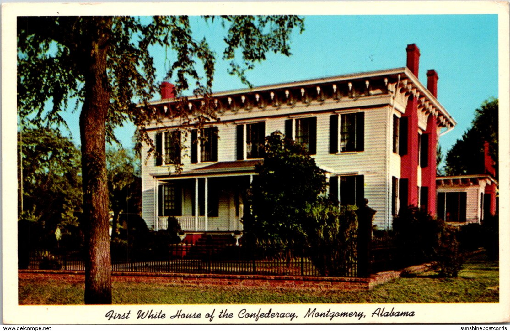 Alabama Montgomert The First White House Of The Confederacy 1974 - Montgomery