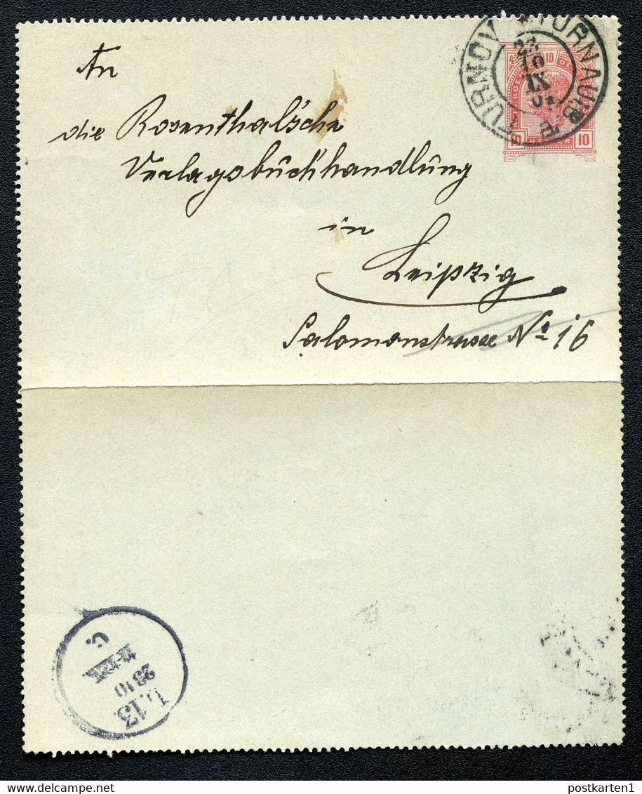 ÖSTERREICH Kartenbrief K42 Turnau Turnov 1904 - Carte-Lettere