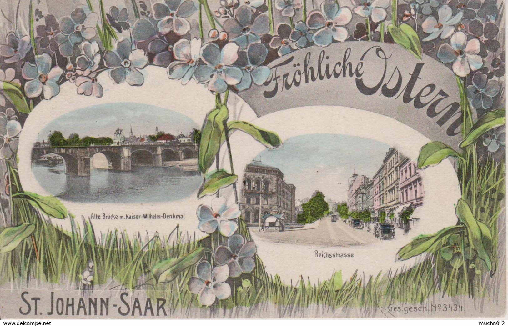 ST JOHANN SAAR - FRÖHLICHE OSTERN - 2 BLICK - Kreis Saarlouis