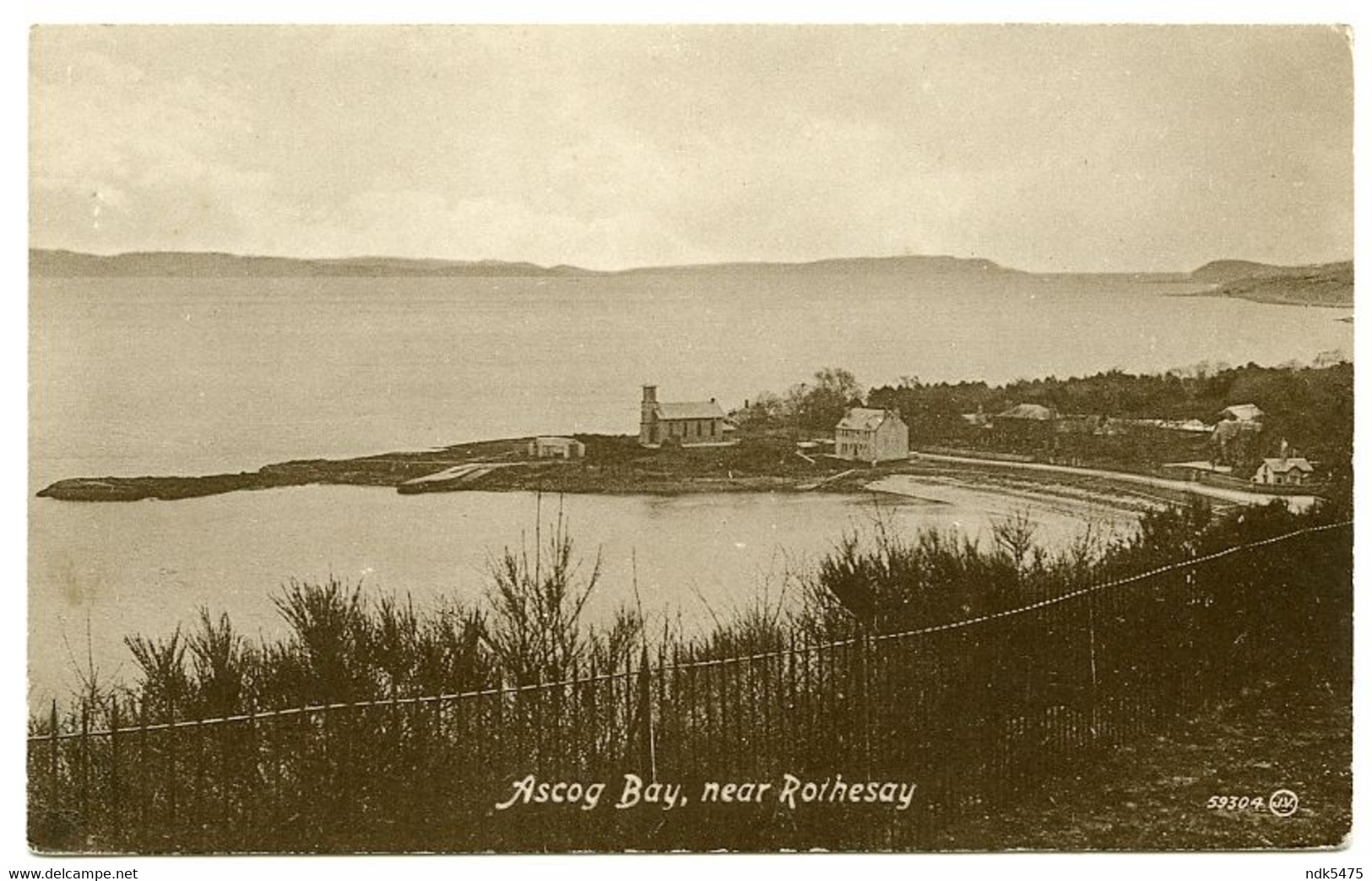 ISLE OF BUTE : ASCOG BAY, NEAR ROTHESAY - Bute