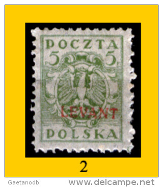 Levante-Polacco-01 - 1919 - Y&T: N. 1, 2, 3, 4, 5, 6, 7, (+) - Privi Di Difetti Occulti - A Scelta. - Levant (Turquie)