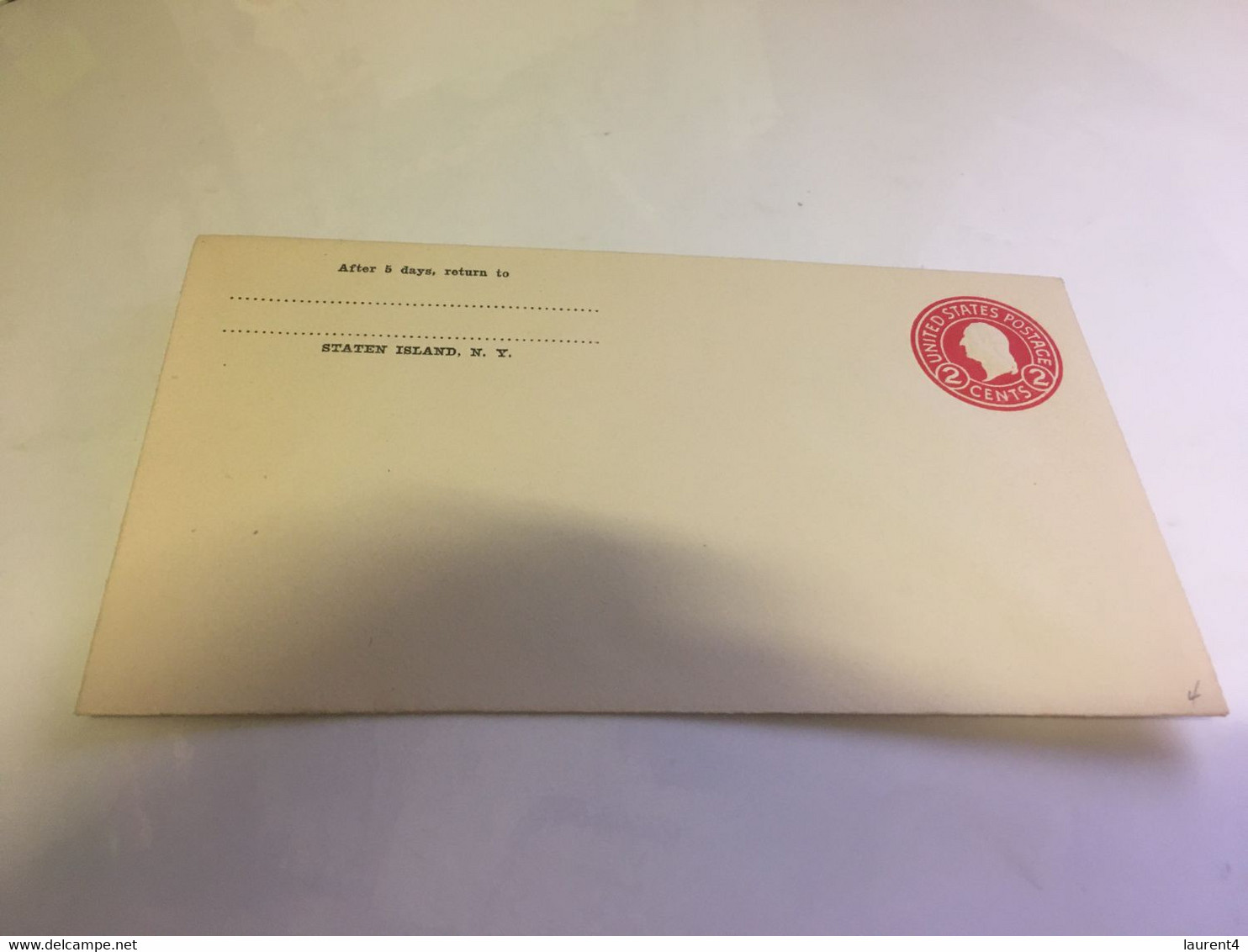 (3 F 19) USA 2 Cent Postage Pre-apid (unused) Envelope - Other & Unclassified