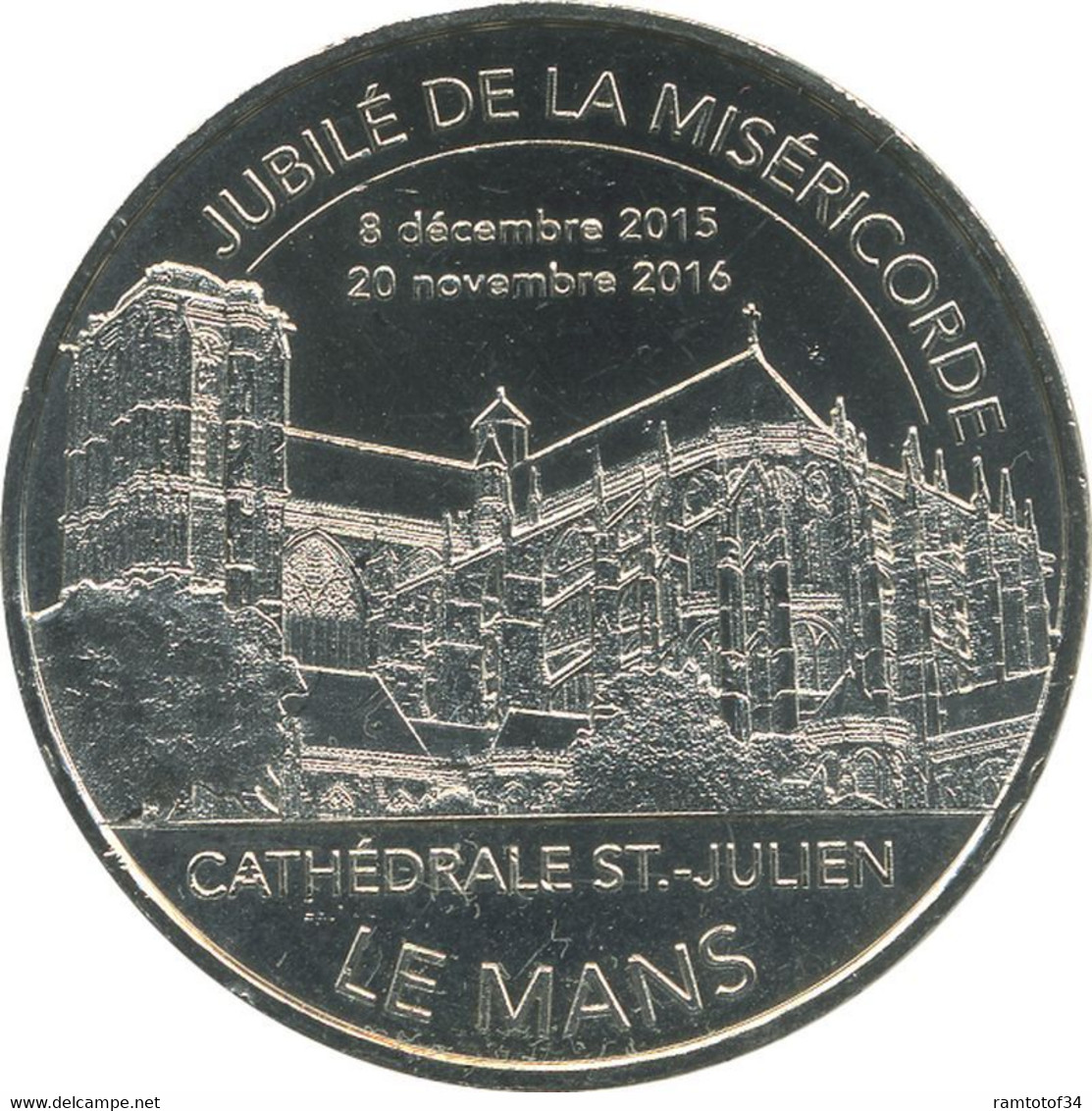 2016 MDP335 - LE MANS 6 - Jubilé De La Miséricorde (Argent) / MONNAIE DE PARIS - 2016