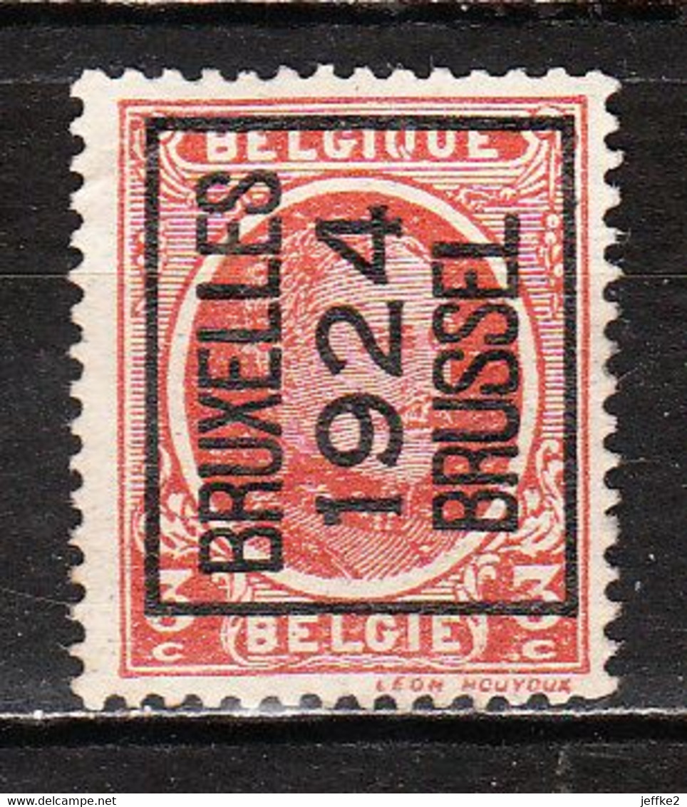 PRE98A  Houyoux - Bonne Valeur - Bruxelles 1924 - MNG - LOOK!!!! - Typo Precancels 1922-31 (Houyoux)