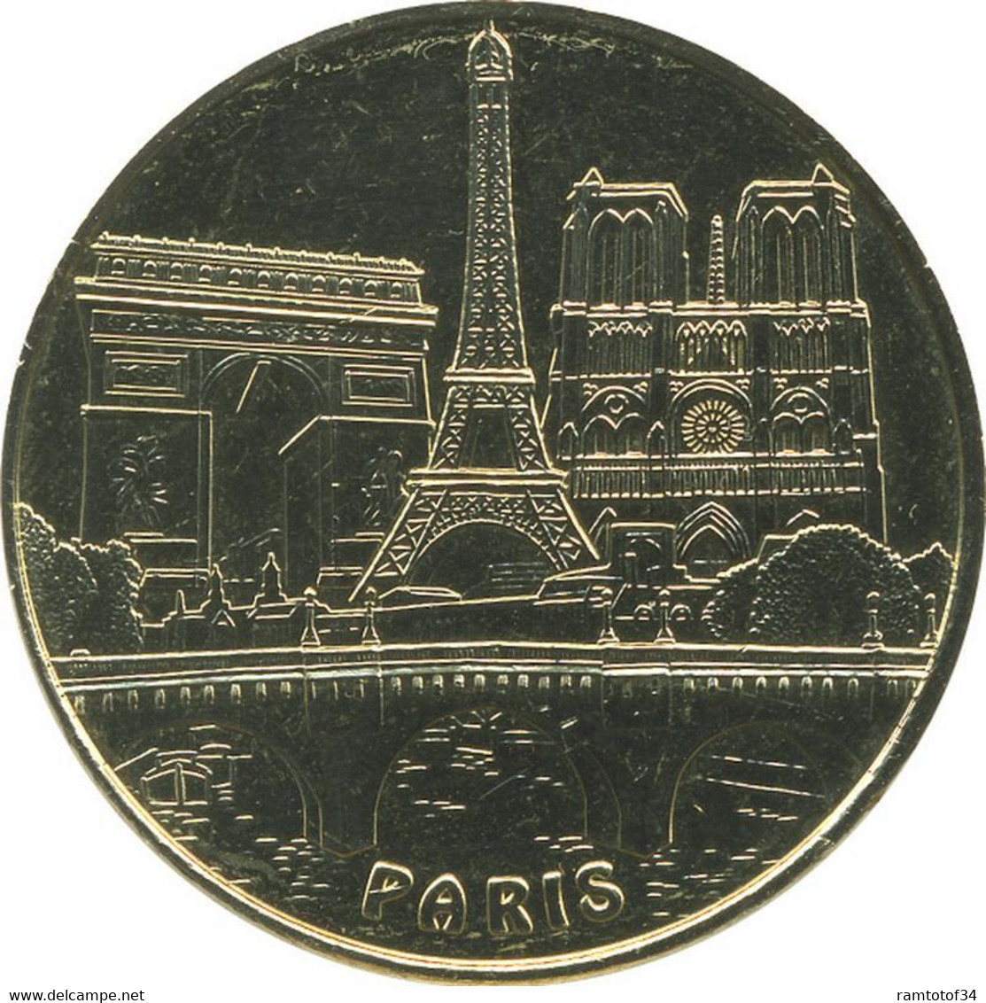 2016 MDP340 - PARIS - Tour Montparnasse 2 (Le Pont Et Les 3 Monuments) / MONNAIE DE PARIS - 2016