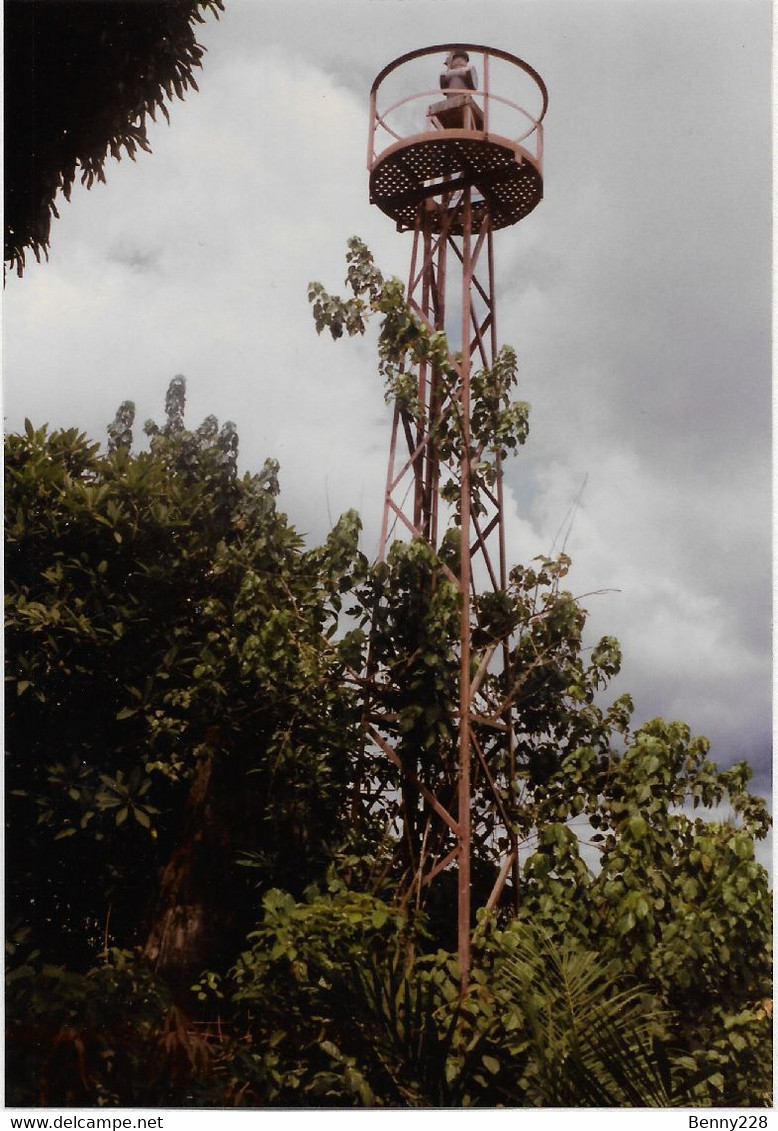 RARES - 6 Photos D'un étalissement De Signalisation Maritime En GUINÉE - 1980 - Vuurtorens